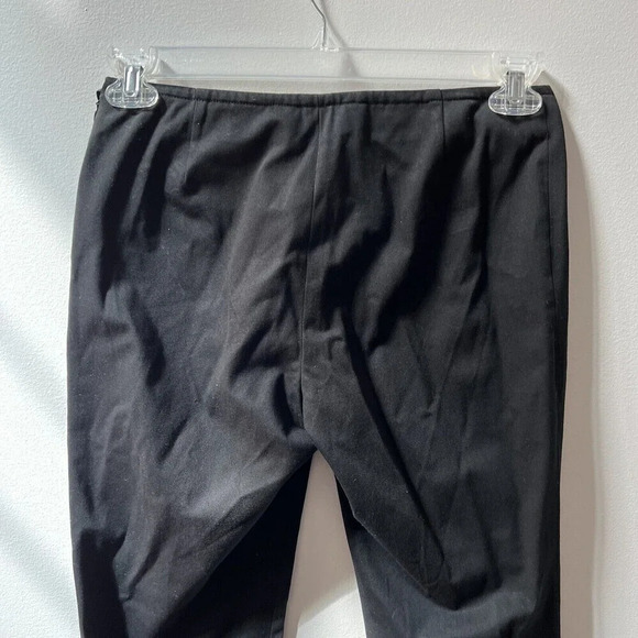 Vtg Y2K INC International Concepts Black Cotton Spandex Dress Pants Straight 4P - Picture 5 of 7